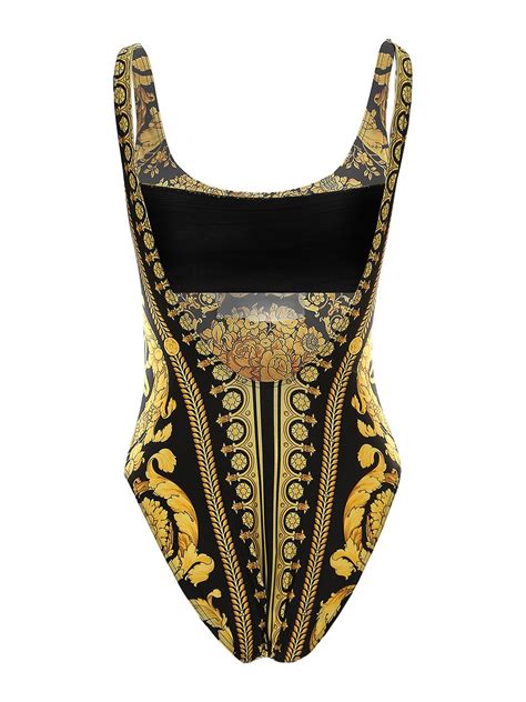 badeanzug gold versace|versace bikini tops.